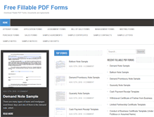 Tablet Screenshot of pdftemplates.org